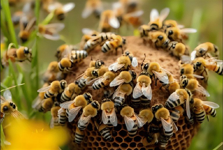 Abeilles essaim